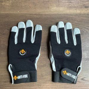 Impacto XL Anti Vibe Work Gloves Leather Full Finger Vibration BG41350 ISO 10819